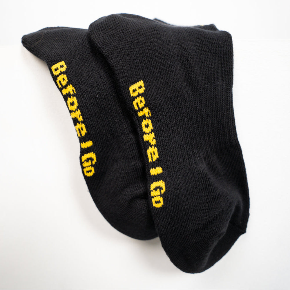 BIG Crew Socks Black Bottom