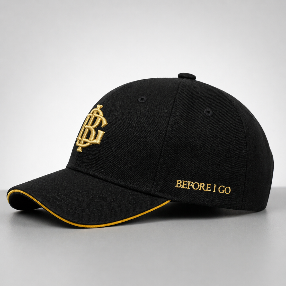 Before I Go Baseball Cap Side