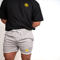 Before I Go Retro Gym Shorts - Silver