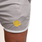 Before I Go Retro Gym Shorts - Silver 3